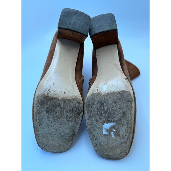 Maryam Nassir Zadeh Agnes Auburn Suede Zip Up Ankle Boots Size 39.5 EU EUC - Picture 12 of 16